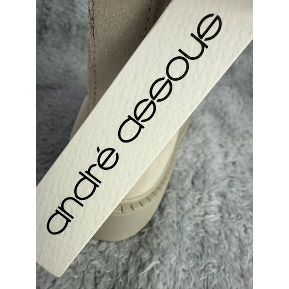 Andre Assous Vernon Bootie Women's Size 6.5 Taupe Water Resistant Ankle Boot - Picture 4 of 9